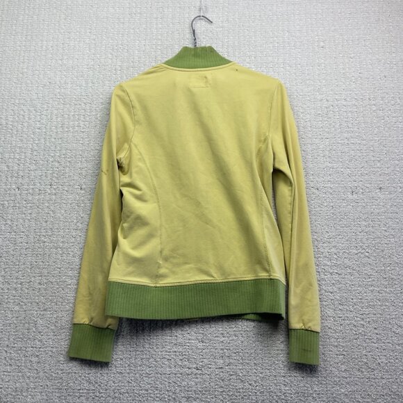 Y2K 00s Oakley Full Zip Sweatshirt Women’s Sz S Yellow / Green VTG Retro Read - Picture 14 of 16